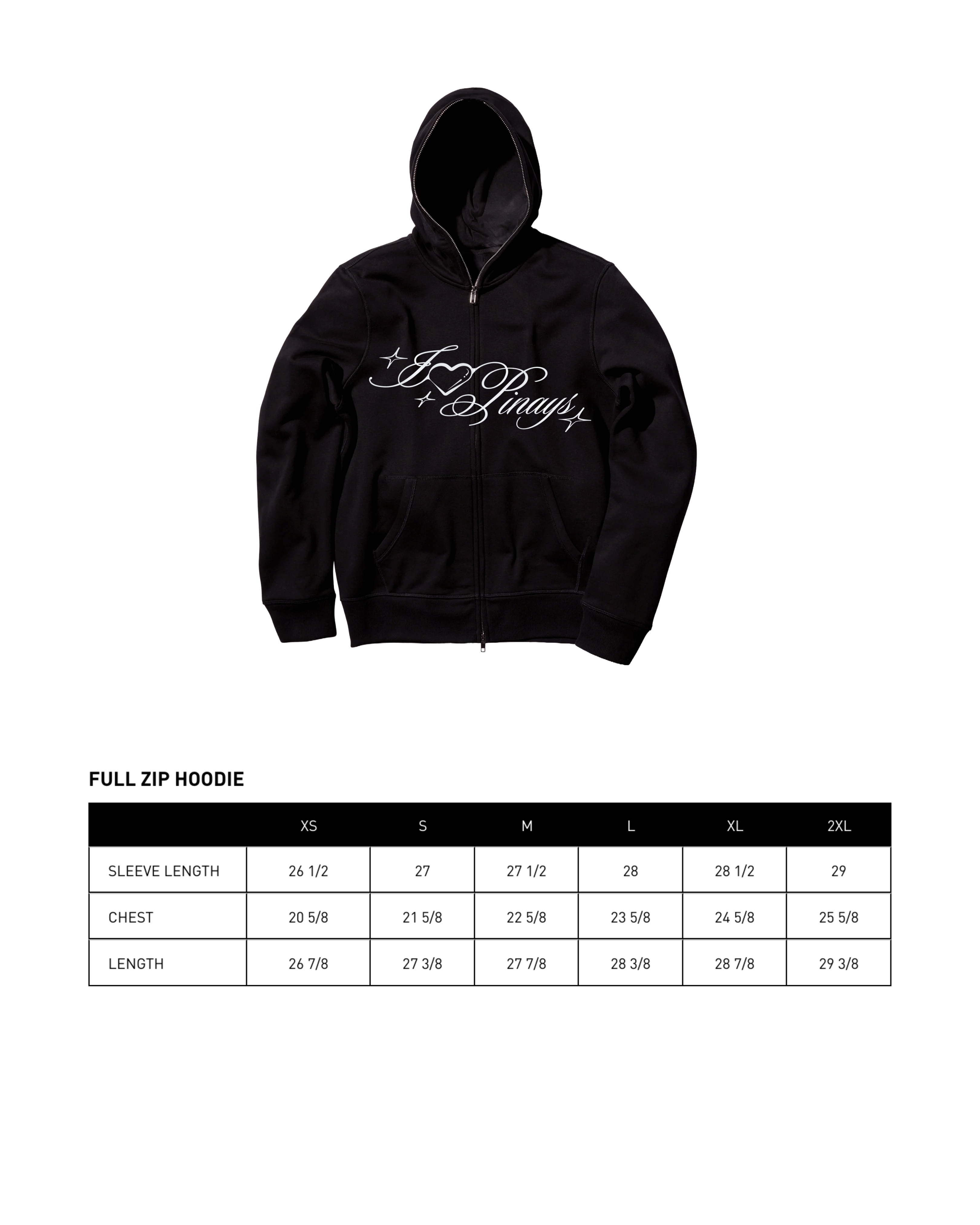 Nonchalant Unisex Full Zip Up Hoodie