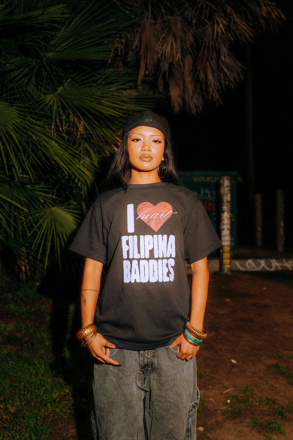 Chalant I ❤️ FILIPINA BADDIES Unisex Heavyweight Tee