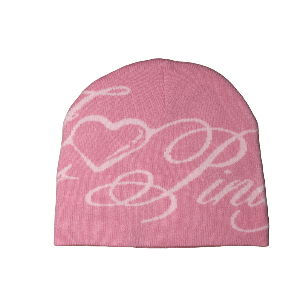 Nonchalant Beanies in Pink and Black 🖤🩷