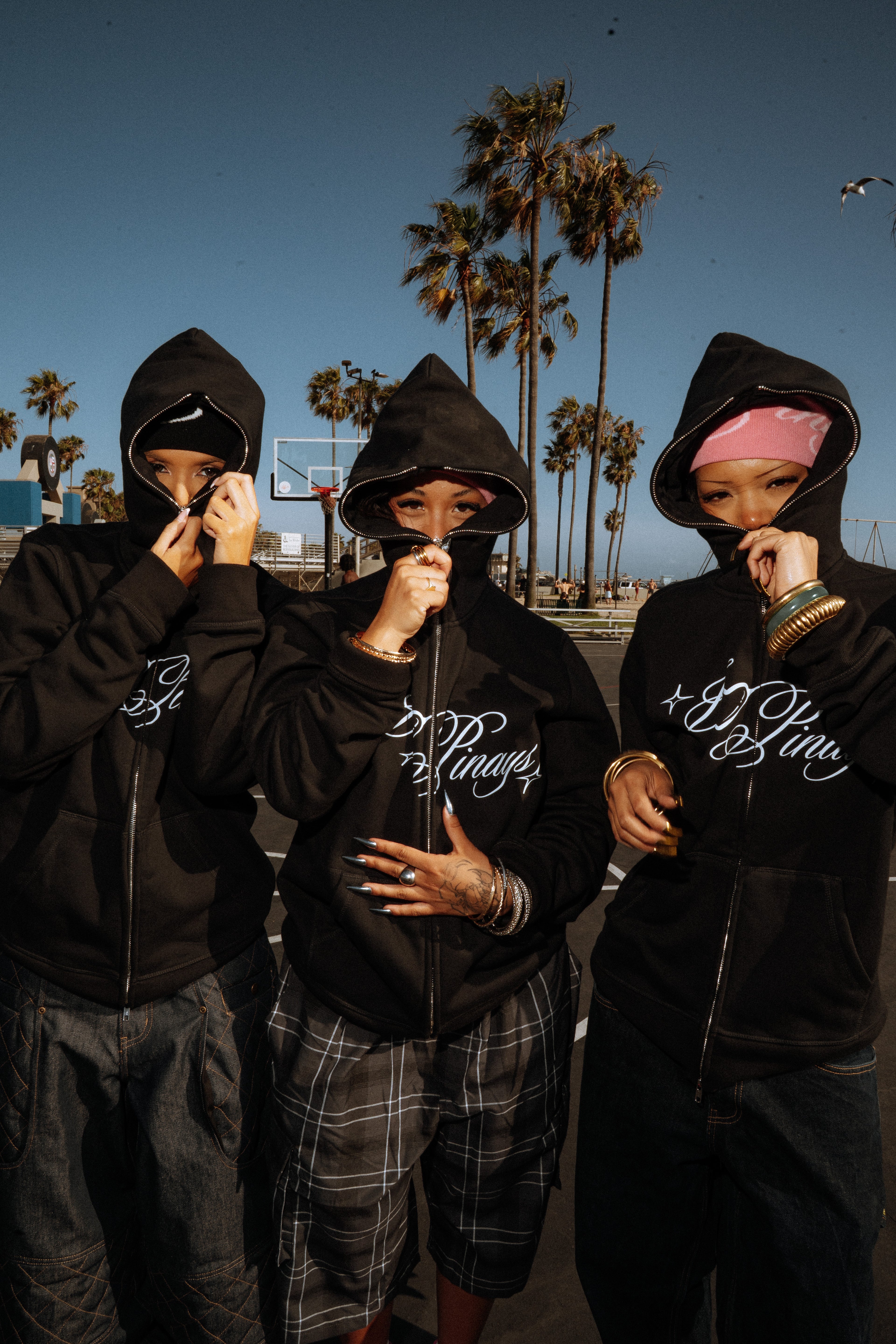 Nonchalant Unisex Full Zip Up Hoodie