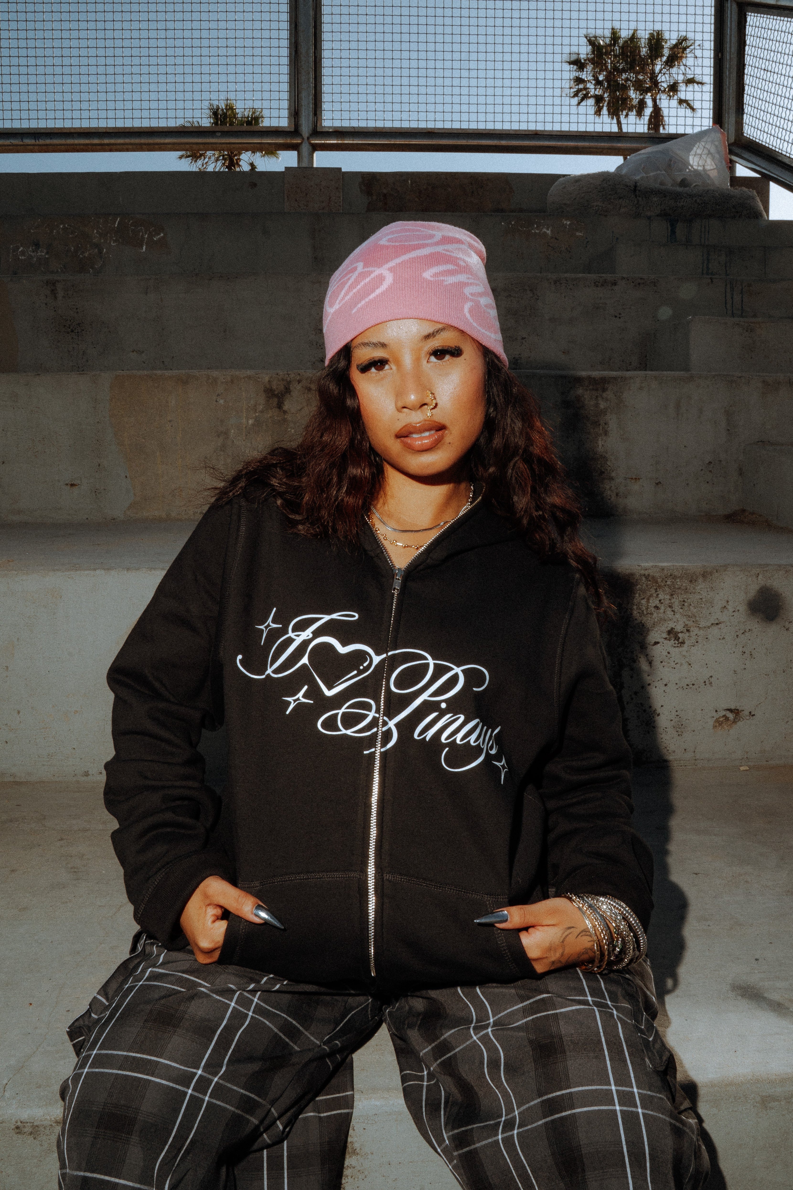 Nonchalant Unisex Full Zip Up Hoodie