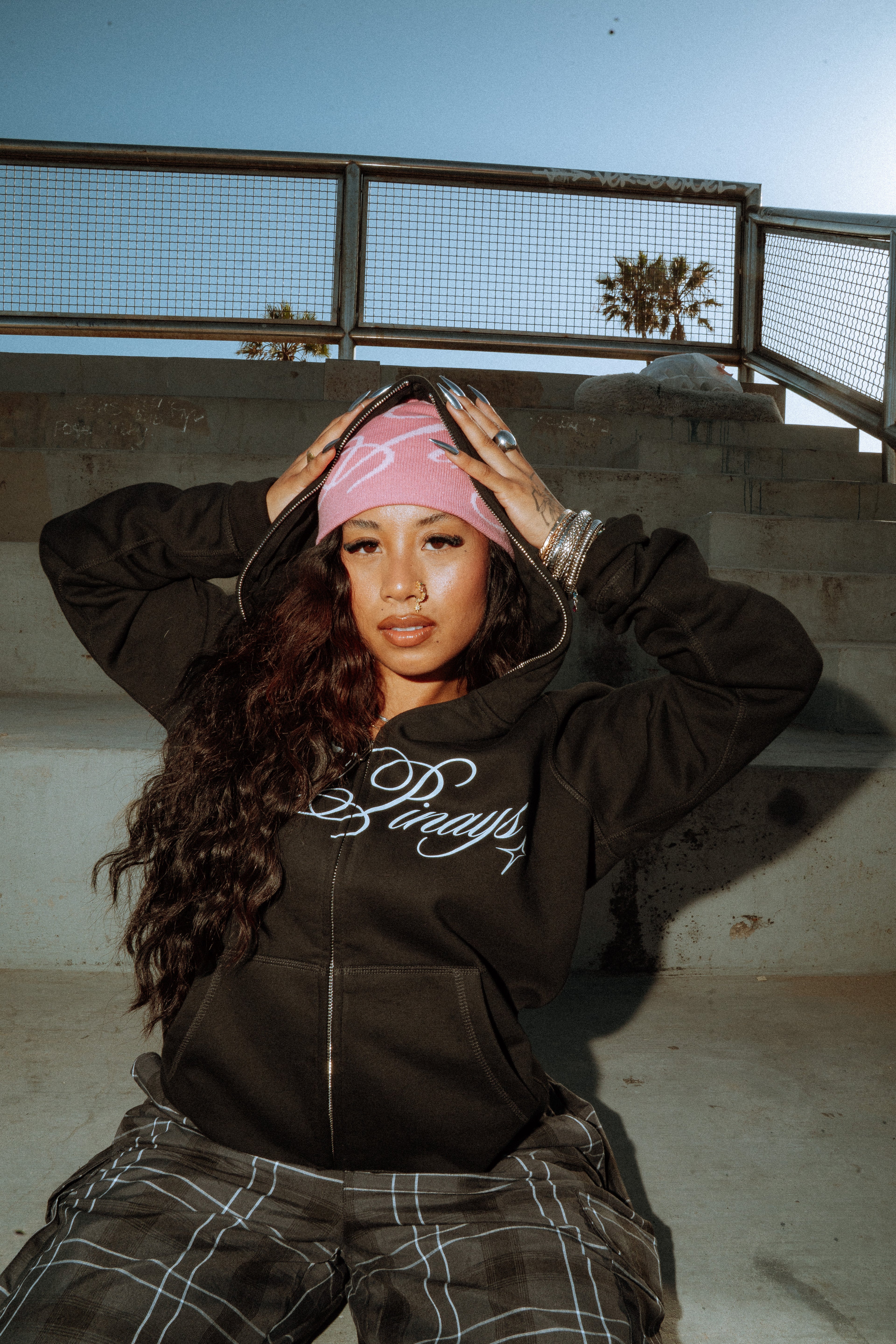Nonchalant Unisex Full Zip Up Hoodie