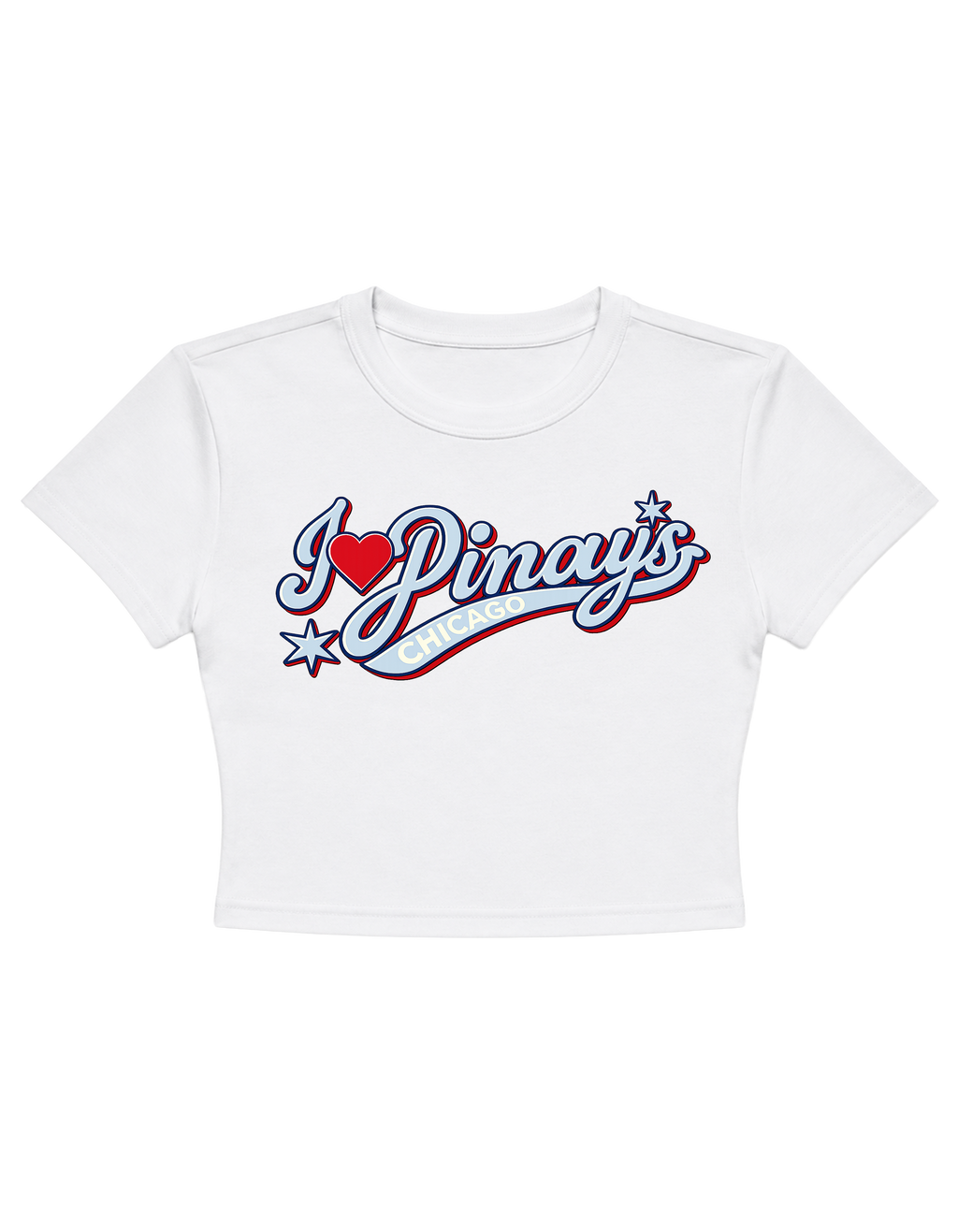 I 💙 Pinays Chicago Crop Top