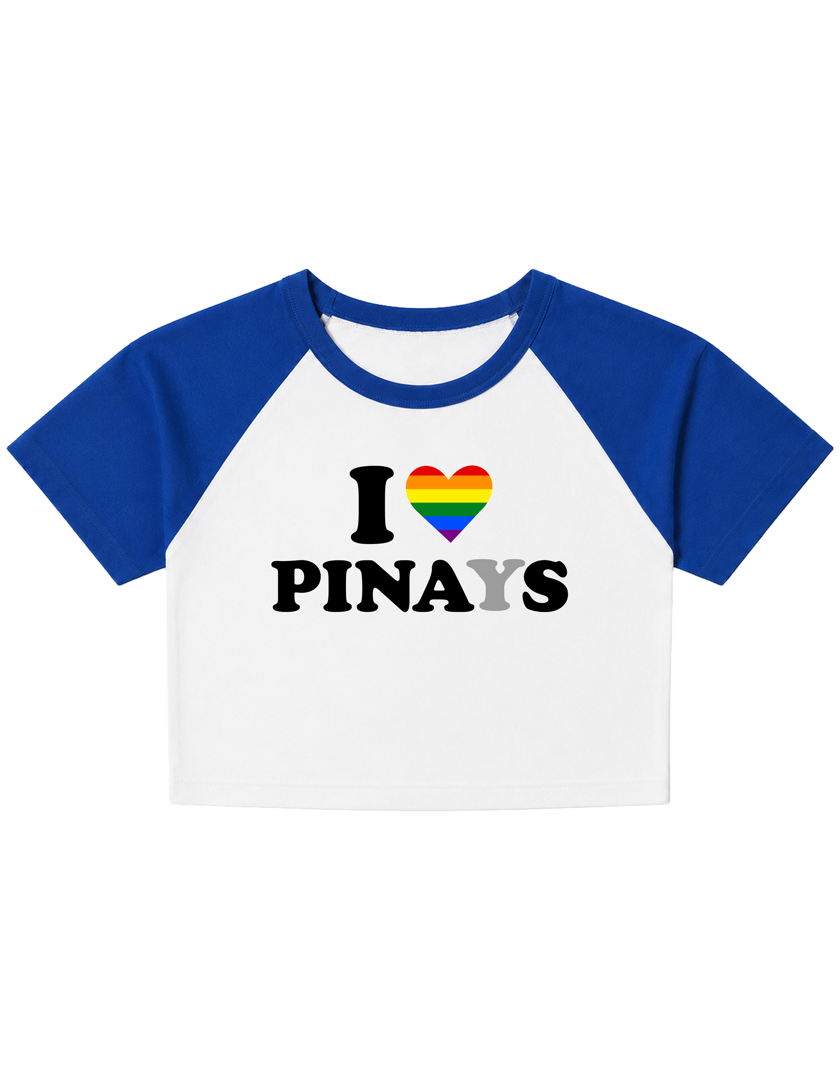 I 💙 PINAYS I 💙 PINAS PRIDE Cropped Raglan (New!)